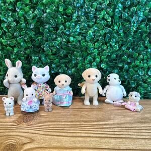 Large Bundle of Sylvanian Families Calico Critters Figures